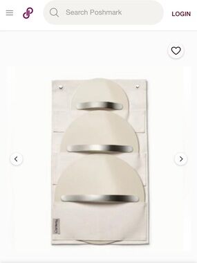 Caraway Pot Lid Organizer in Cream